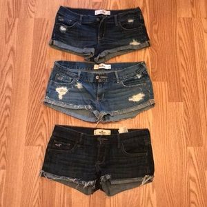 Hollister jean shorts